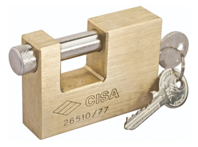 [12640093] Candado Anticizalla Cisa 77mm Bronce (77mm)