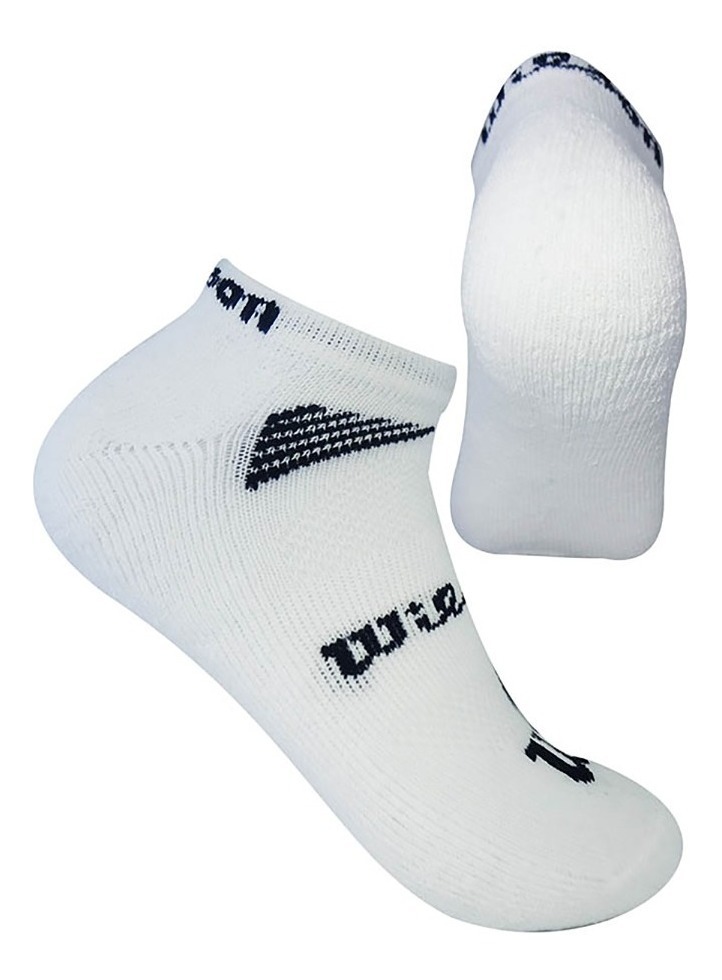 Calcetin/Media tobillera de algodón Wilson Unisex X3 Unitalla