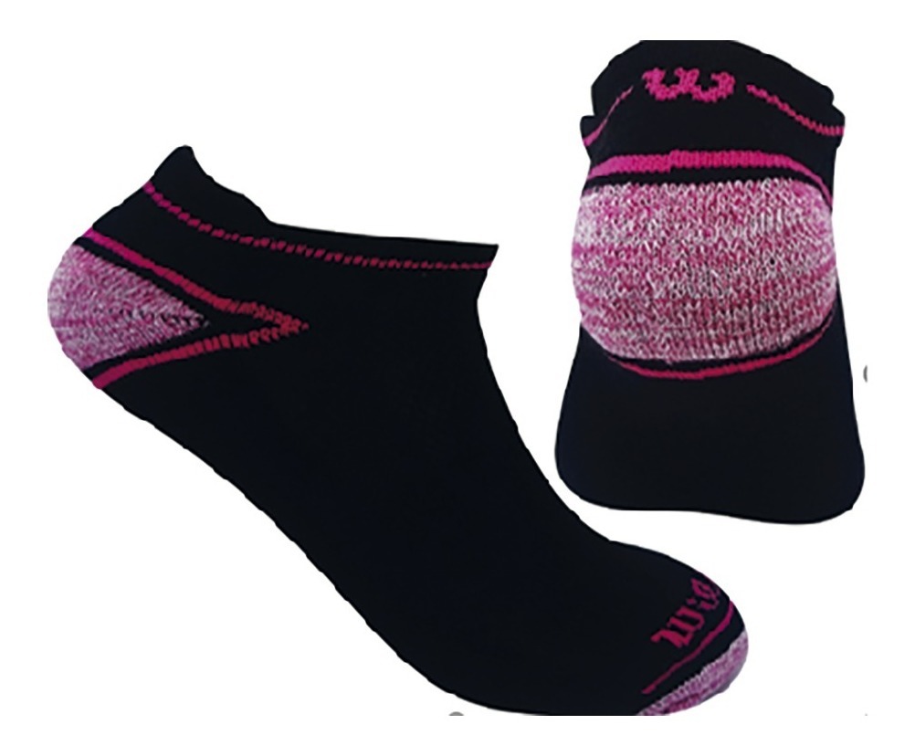 Medias tobillera deportiva de fibra sintetica Wilson dama X3 Unitalla