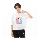 Camisa de mujer New Balance Essentials Celebrate Blanco