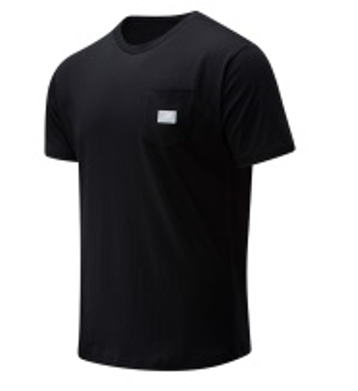 [MT01567-BK-Bult] Camisa de hombre New Balance Athletics Negro (bulto x 8 und)