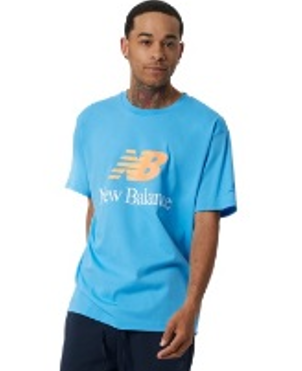 Camisa de hombre New Balance Essentials Celebrate Azul (bulto x 8 und)