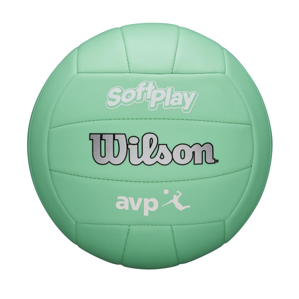 [WV4005902XBOF] Balón de Voleibol Wilson AVP Soft Play Oficial (NO.5) (VERDE MENTA)