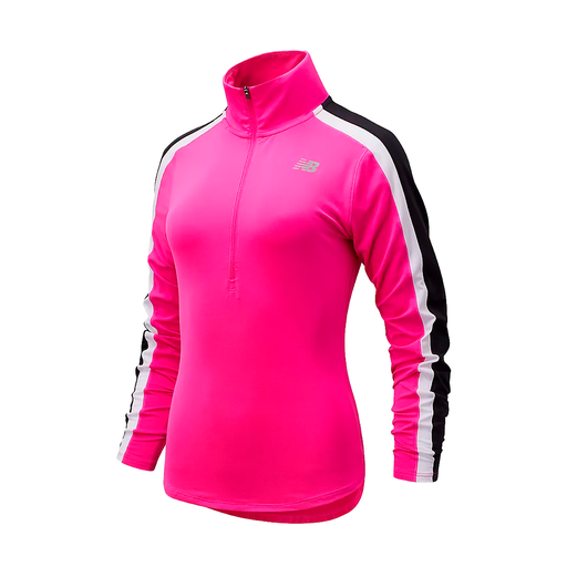 Chaqueta de mujer New Balance Accelerate Fucsia
