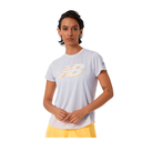 Camisa de mujer New Balance Graphic Accelerate Lila