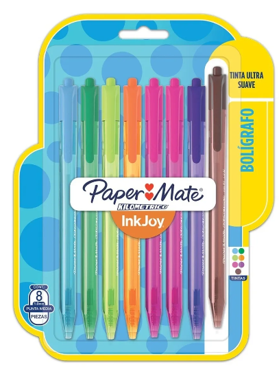 [LA3746] Bolígrafo Kilometrico Paper Mate Surtido Tx8