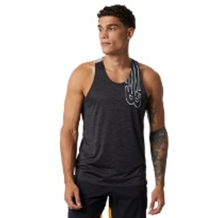 Camiseta de hombre New Balance Printed Fast Gris (bulto x 8 und)