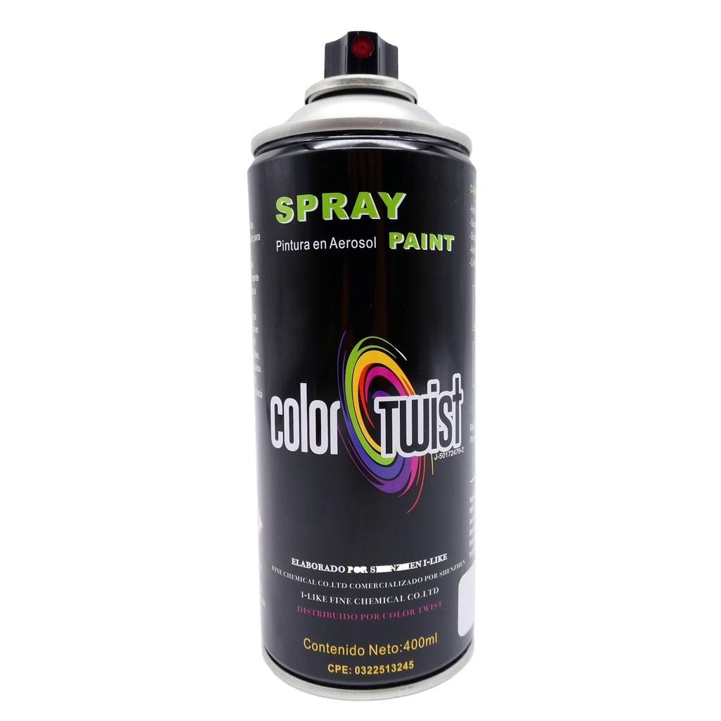 Pintura en Spray Color Twist Sólidos Blanco Brillante 400 Ml (copia)