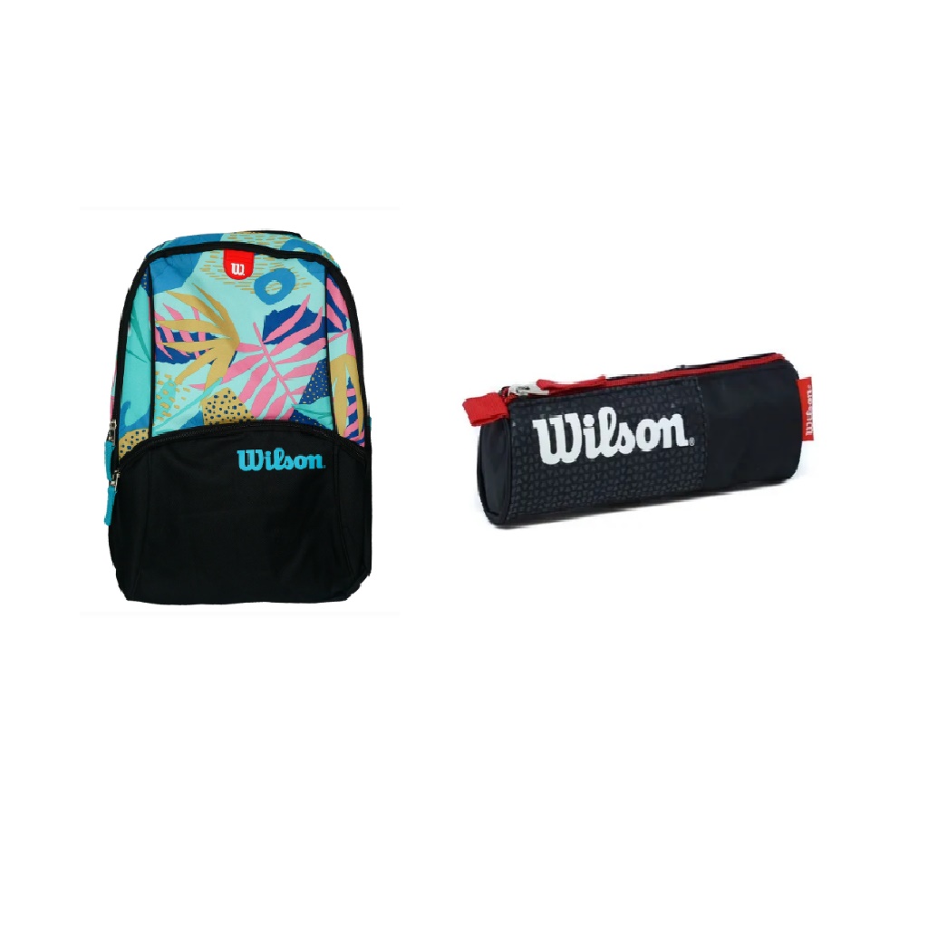 Combo Wilson te Acompaña a donde Vayas  Bolso Morral Wilson Amazona 18" 27 LT + Cartuchera Escolar Wilson Field