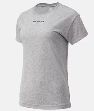 Camiseta de mujer New Balance Ralentless Crew Gris