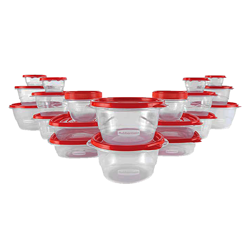 Set de 2 Recipientes rectangulares con tapa TakeAlongs Rubbermaid paquete de 2
