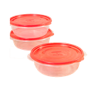 Set de 3 Recipientes con tapa TakeAlongs Rubbermaid 1.18 L