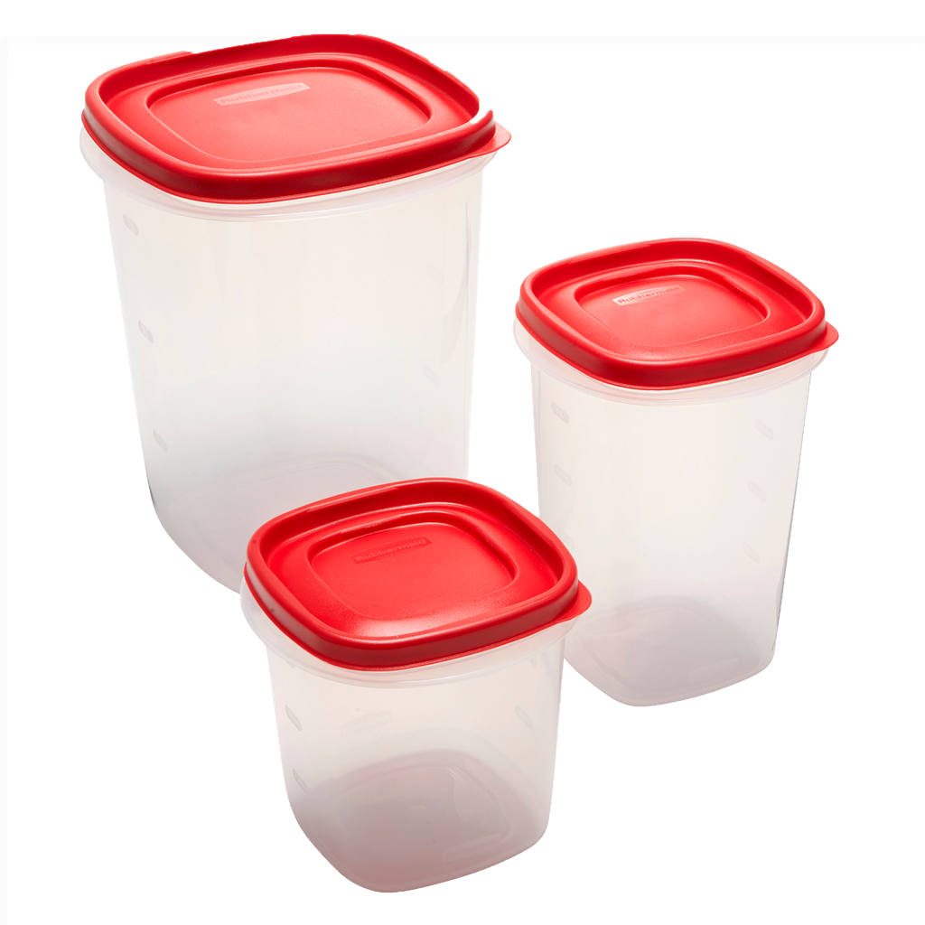 Set de Envases 6 Piezas Largos Varios Tamaños Easy Rubbermaid