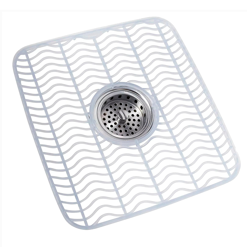 Protector de fregadero Antimicrobios Rubbermaid (Transparente)