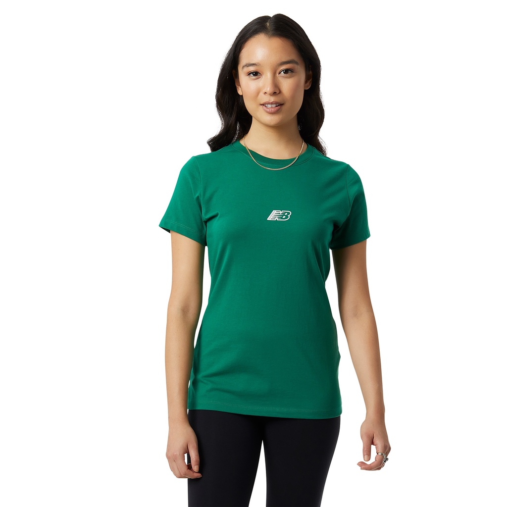 [WT23515-SG9-B] Camiseta de Mujer New Balance Essentials Verde (L)