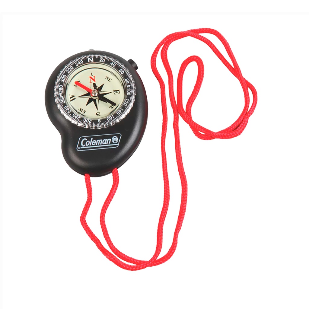 Brújula con Luz LED Coleman Negro