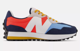 Zapato de Hombre New Balance 327 Azul/ Rojo