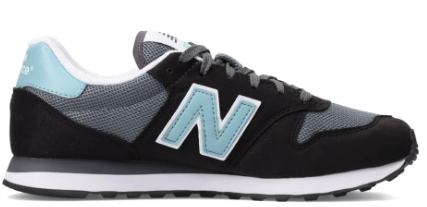 Zapato de Mujer New Balance 500 Negro/Gris