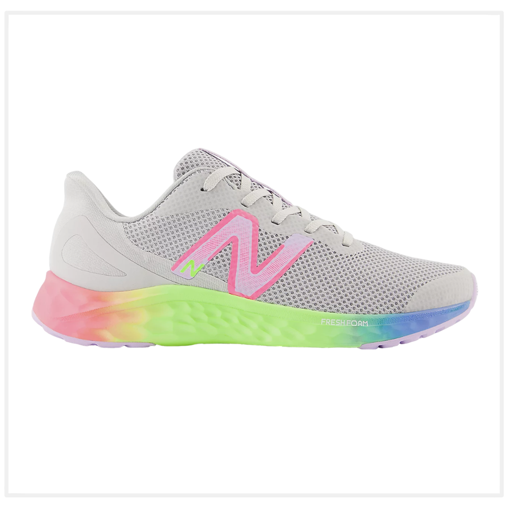 Zapato de Niña New Balance Fresh Foam Arishi v4 Blanco/Rosado