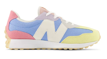 Zapato Infantil New Balance 327 Classic Azul/Amarillo/Rojo (Bulto x 12 pares)