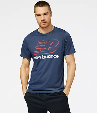 Camiseta de Hombre New Balance Essentials Graphic Blanca (copiar)