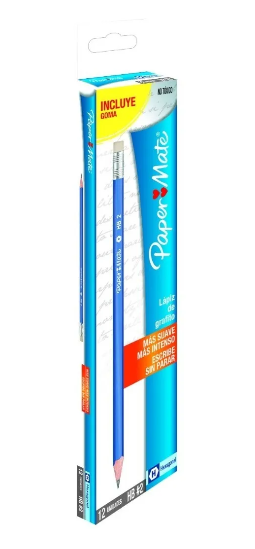 Lápiz Paper Mate Hexagonal Azul Cx12 (copiar)