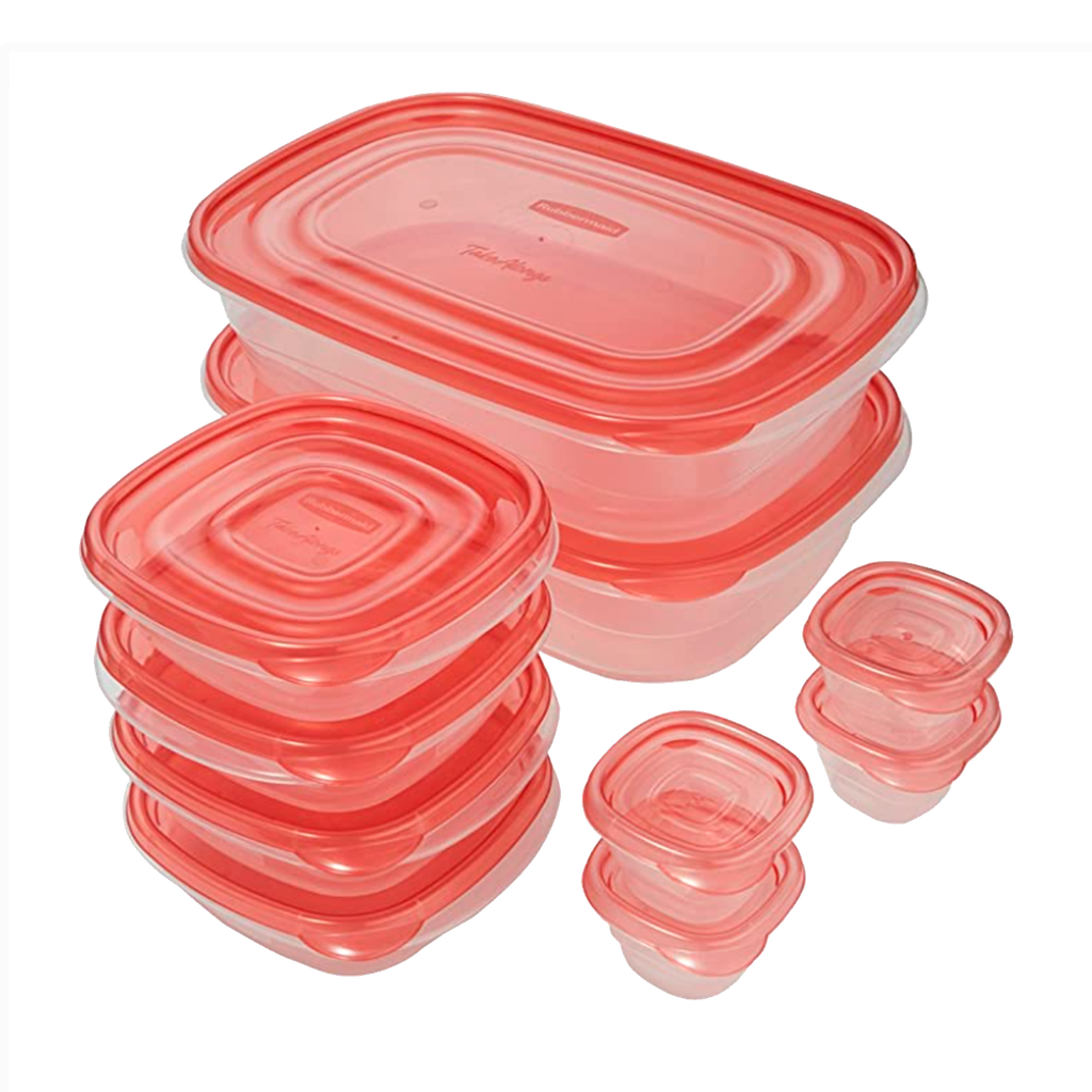 [2086753] Set de 10 Recipientes con tapa de distintos tamaños TakeAlongs Rubbermaid (copiar)