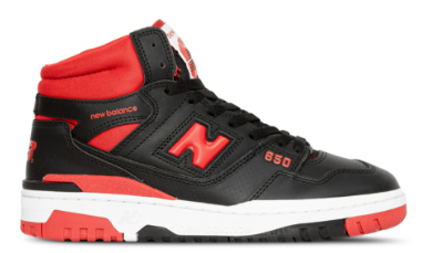 [BB650RBR-D-10.5] Lifestyle Boots New Balance 650 (NEGRO/ROJO, 10.5)