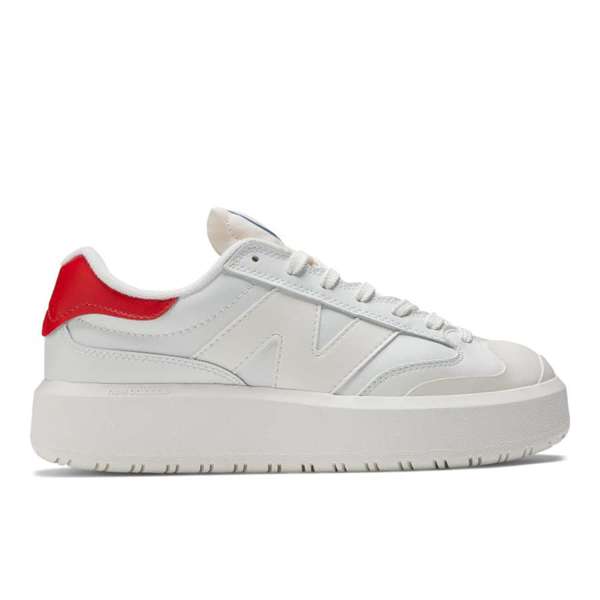 [CT302LH-D-10.5] Lifestyle Shoes New Balance CT302 (BLANCO/ROJO, 10.5)