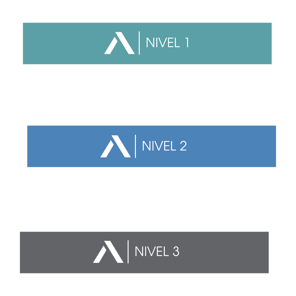 Set de 3 Bandas de Resistencia Bronzini Active