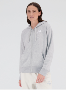 Chaqueta Mujer New Balance Essentials Stacked Logo French Terry