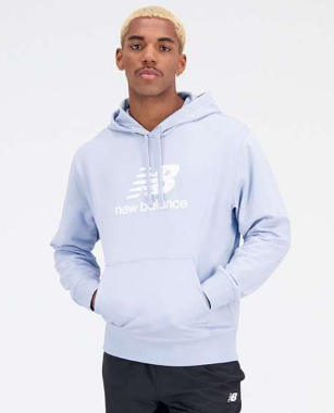 Sueter New Balance Essential Stacked Logo French Terry