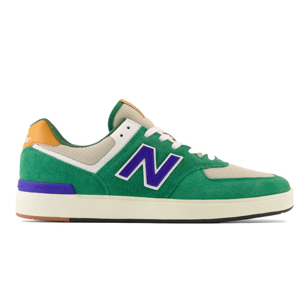 [CT574FBT-D-10.5] Lifestyle Shoes New Balance 574 (NARANJA Y VERDE Y AZUL, 10.5)