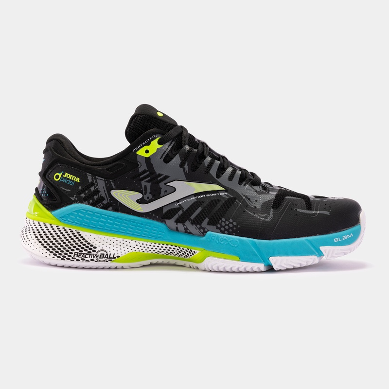 [TSLAMS2401C-40] Zapato de Padel Joma Slam 24 (Negro y Azul, 40)