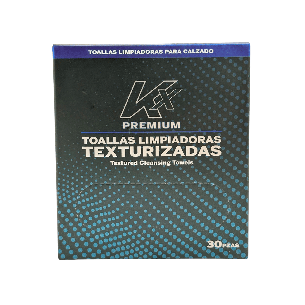 Toallas Limpiadoras para Calzado KX Premiun Caja Display x30 unidades