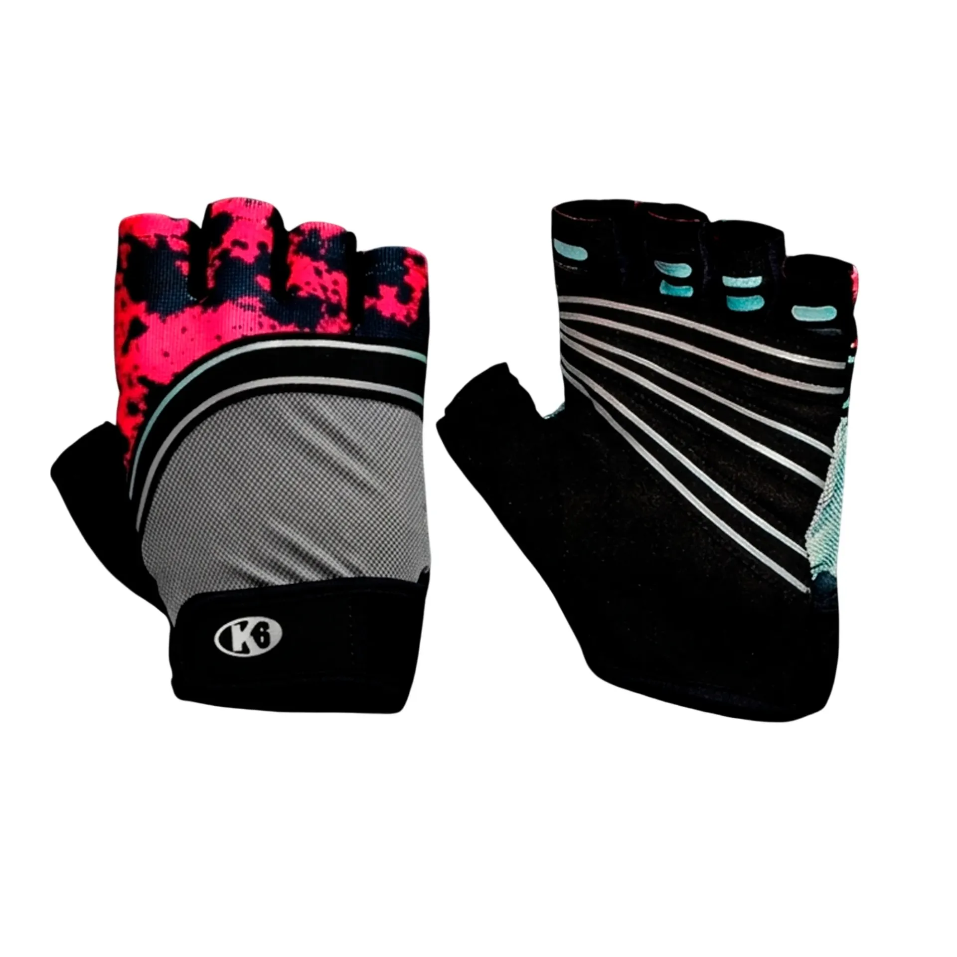[65012] Guantes Fitness K6 Lightning II (L)