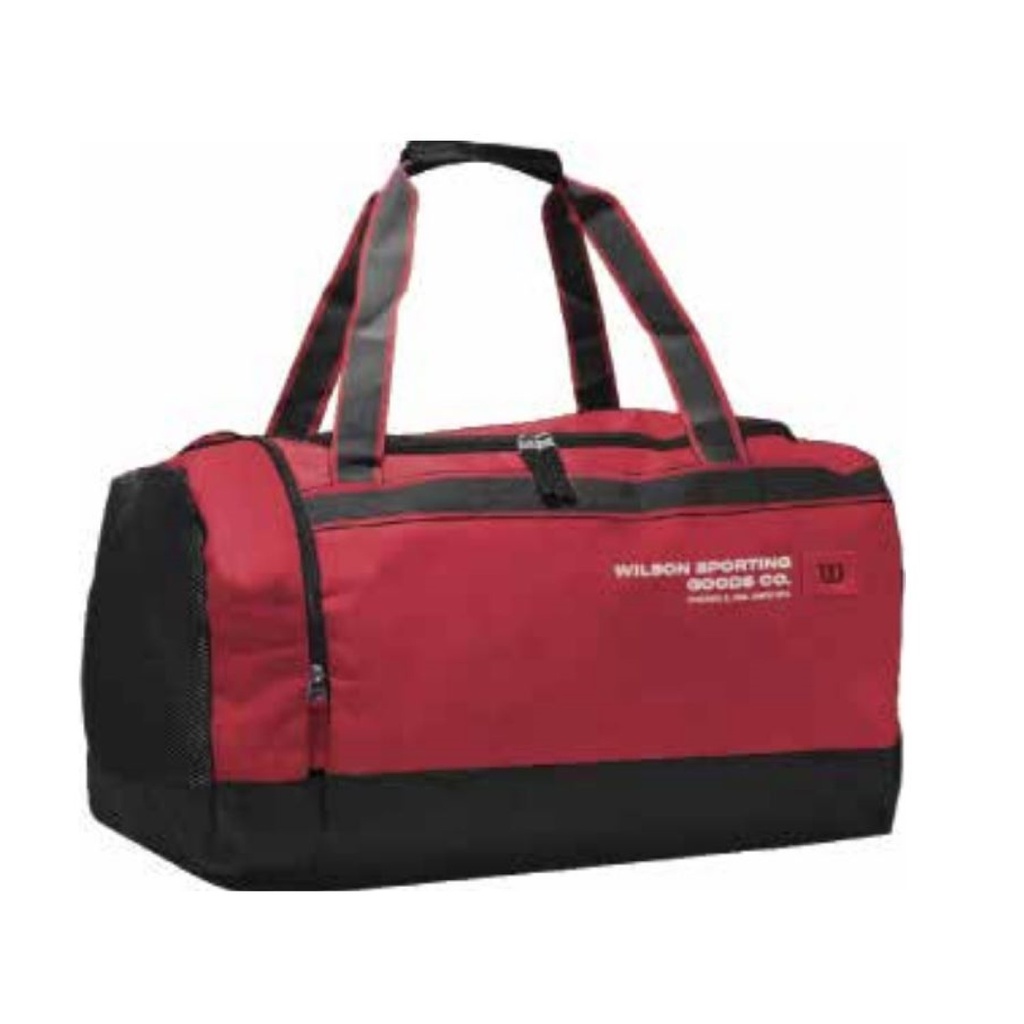 [65.GB001R] Bolso de Viaje Wilson Derbent (Rojo y Negro)