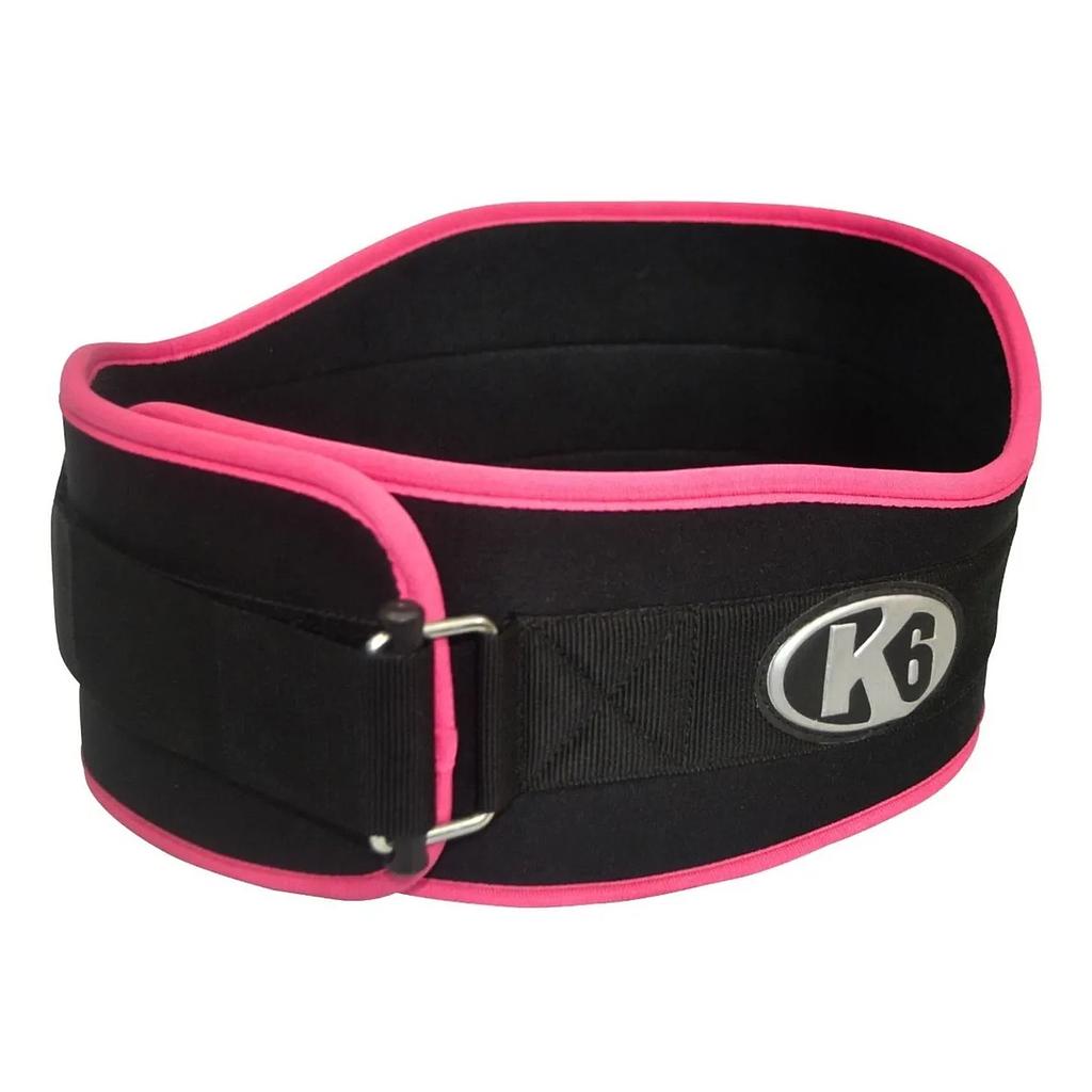 Cinturón para Levantar Pesas K6 Supremacy Rosado