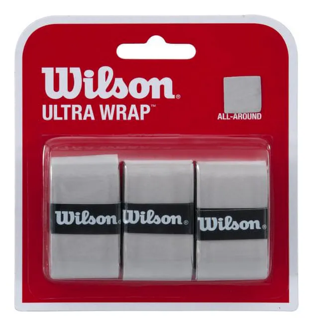 [WRZ471718] Overgrip Wilson Ultra Wrap Comfort Gris x3