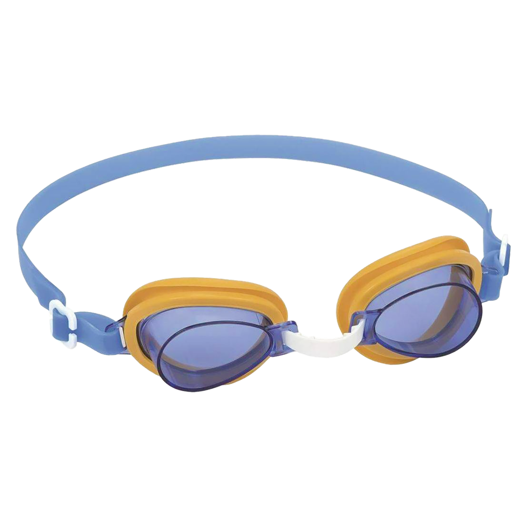 [21002A] Lentes de Natación Infantiles Bestway Aqua Burst Essential (Azul y Amarillo)