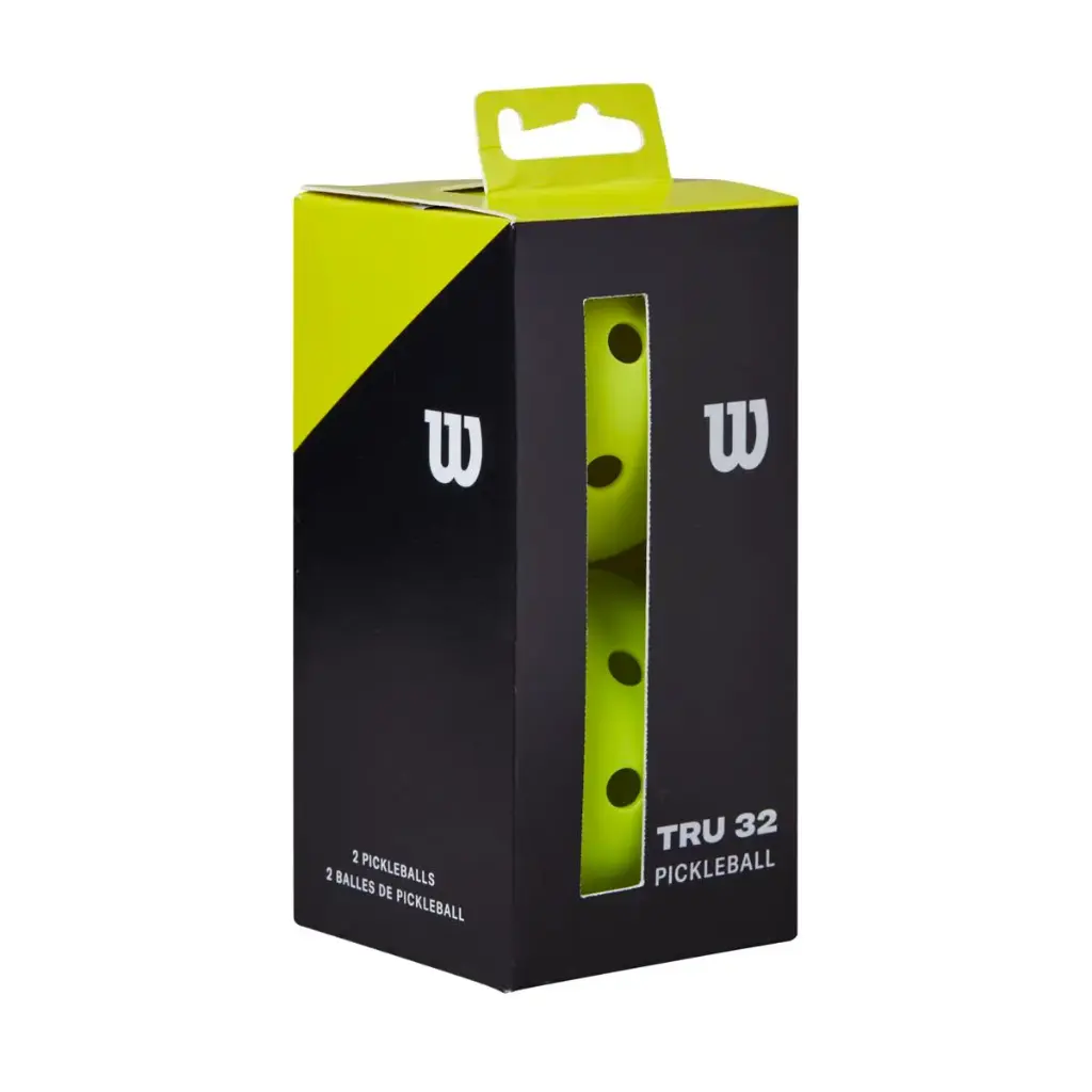 Caja de Pelotas de Pickleball Wilson TRU 32 2Pk  