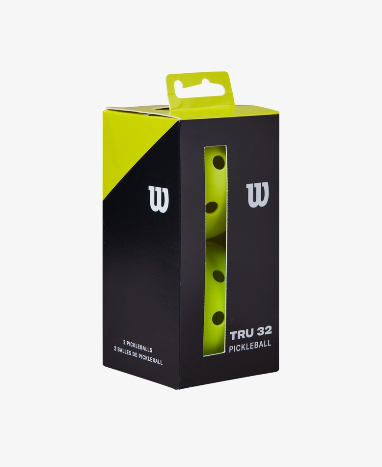 Caja de Pelotas de Pickleball Wilson TRU 32 2Pk  