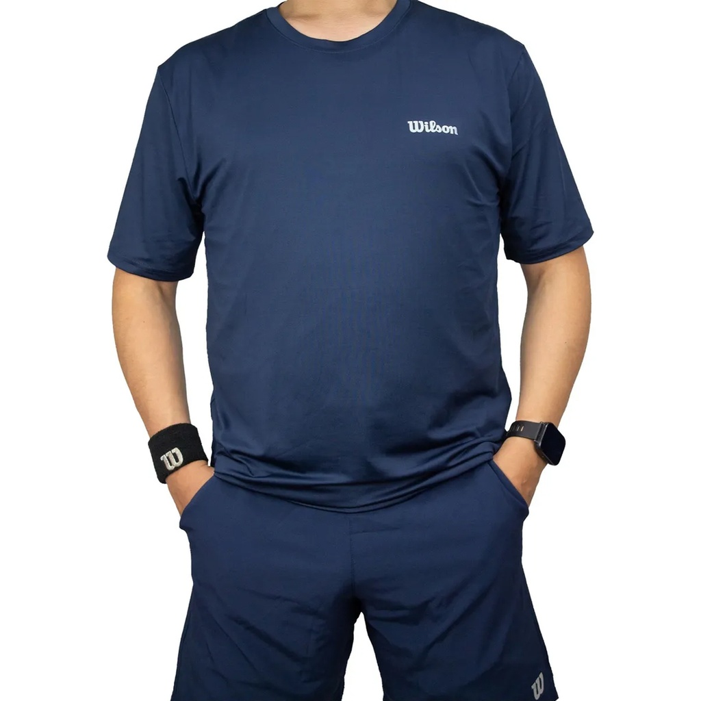 [71516] Camiseta Manga Corta Wilson Ultra Light 59034  (AZUL MARINO, L)