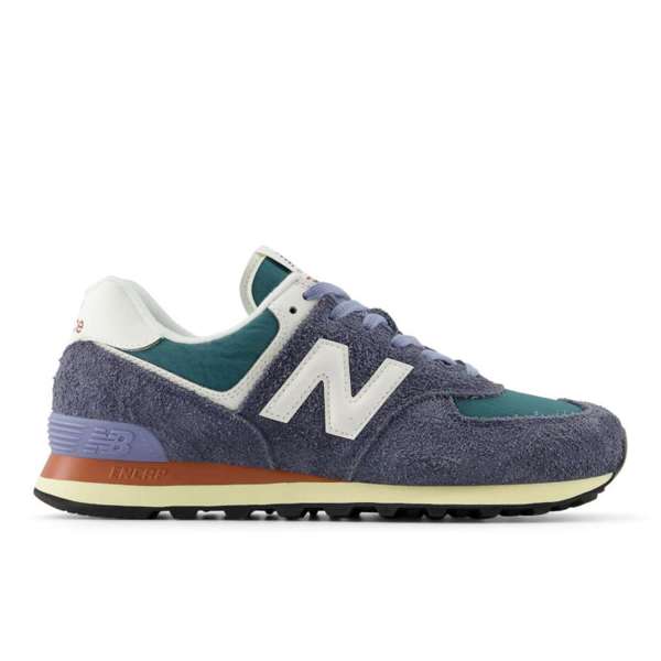 [U574WBG-D-10.5] Zapato Lifestyle New Balance 574 Classics Washed Out Brights (AZUL/VERDE, 10.5)