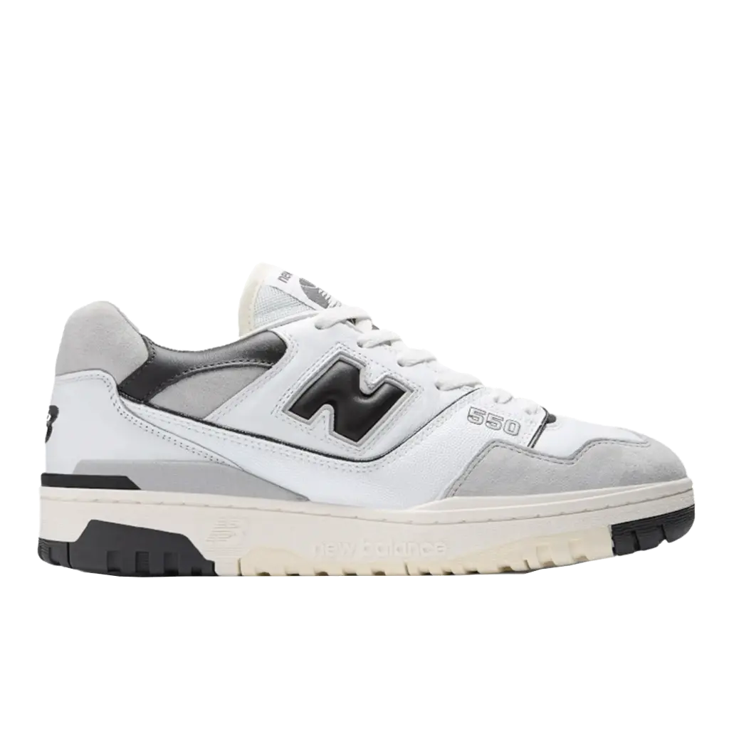 [BB550GWB-D-10.5] Zapato Lifestyle New Balance BB550 Elevated Sport (GRIS/NEGRO, 10.5)