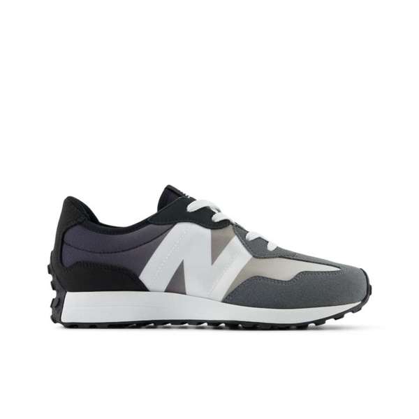 [GS327KW-M-10.5] Zapato Lifestyle Infantil New Balance 327 Only (GRIS/BLANCO, 10.5)