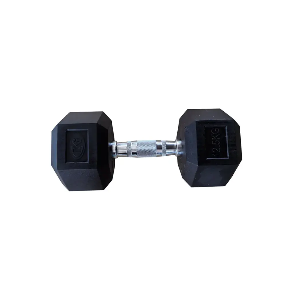 Mancuerna Pesa K6 Hexagonal Encauchetada 12.5kg