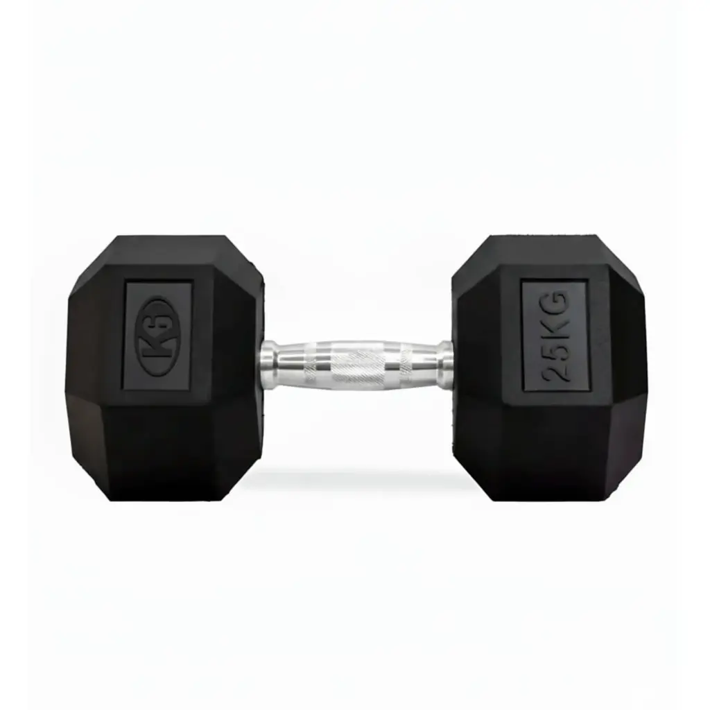 [66852] Mancuerna Pesa K6 Hexagonal Encauchetada 25kg 