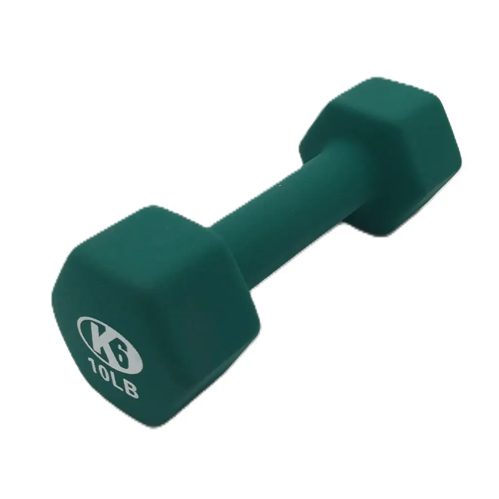 [66839] Mancuerna K6 de Neopreno 10Lb 