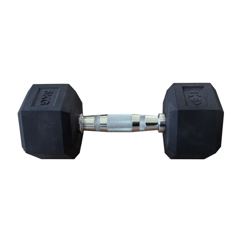 [66853] Mancuerna Pesa K6 Hexagonal Encauchetada 5kg 